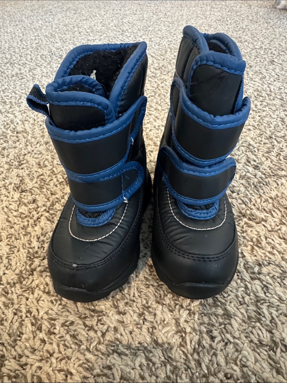 Target Snow Boots Black & Blue Size 5/6